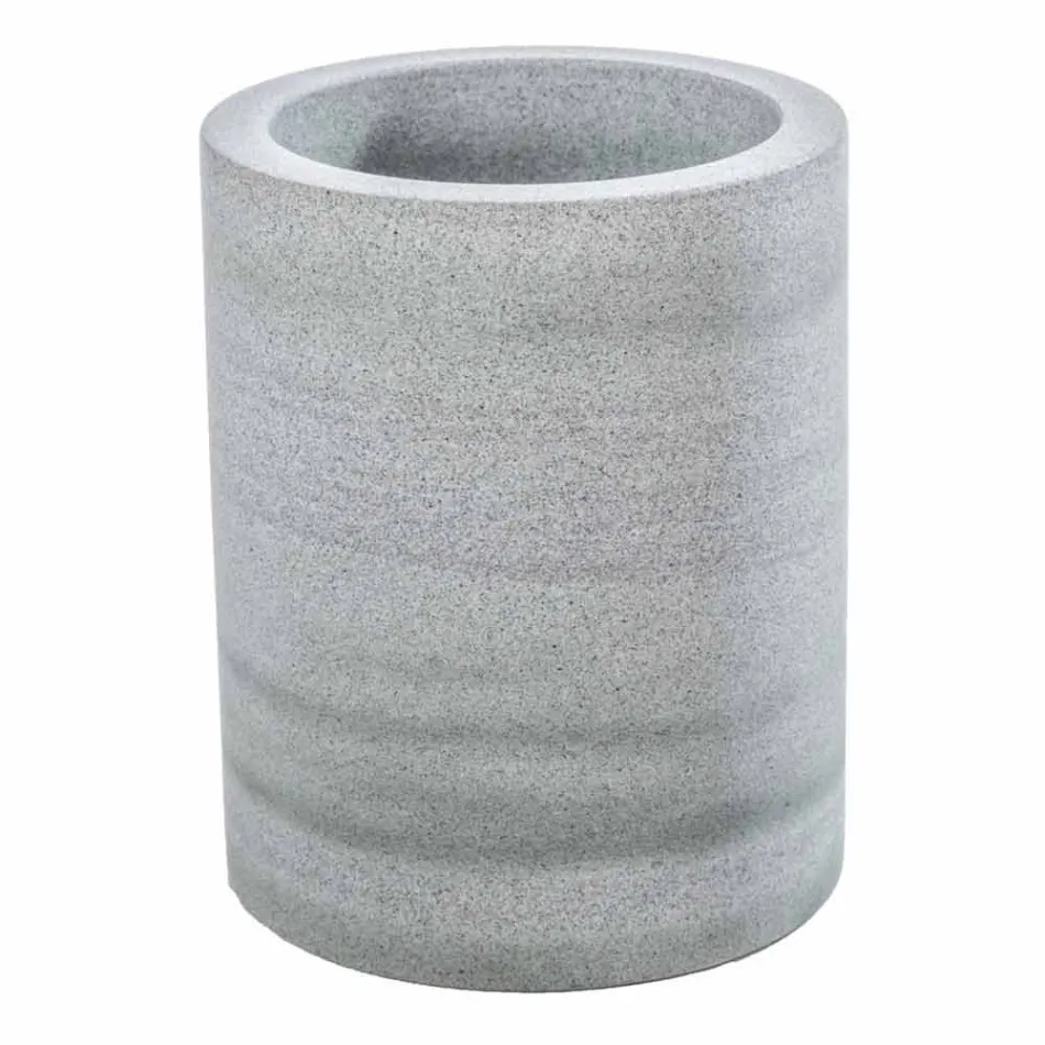 Montale grå sten badeværelse tilbehør sæt Viadurini