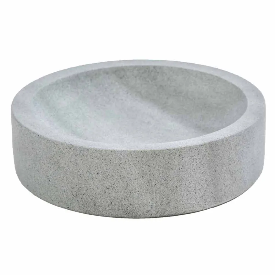 Montale grå sten badeværelse tilbehør sæt Viadurini