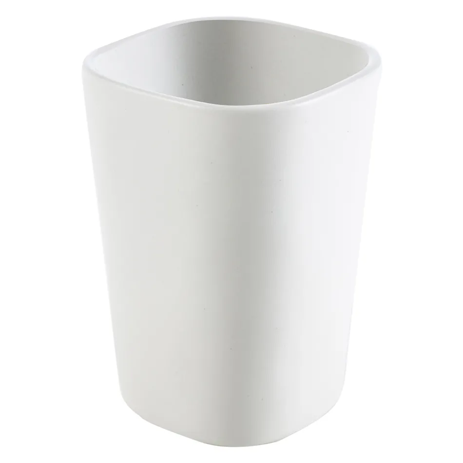 Carsoli keramik og træ moderne badeværelse tilbehør sæt Viadurini