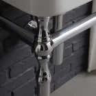 Bad sæt med vask og spejl i strukturen af ​​delfin Kreativitet Viadurini