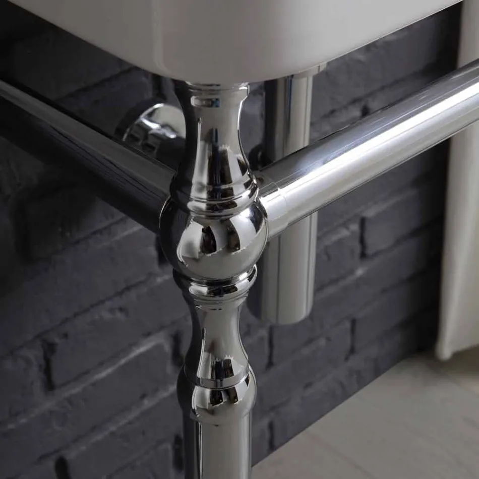 Bad sæt med vask og spejl i strukturen af ​​delfin Kreativitet Viadurini