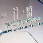 Sæt med moderne design i methacrylate fremstillet i Italien - Leielui Viadurini