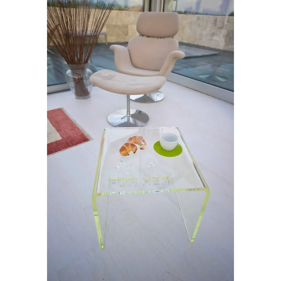 Sæt med moderne design i methacrylate fremstillet i Italien - Leielui Viadurini