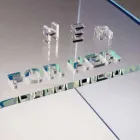 Sæt med moderne design i methacrylate fremstillet i Italien - Leielui Viadurini