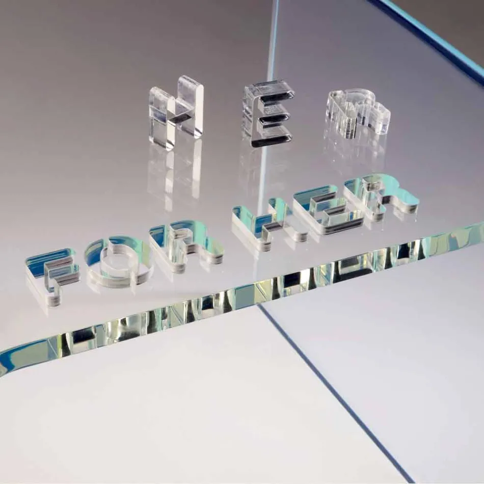 Sæt med moderne design i methacrylate fremstillet i Italien - Leielui Viadurini