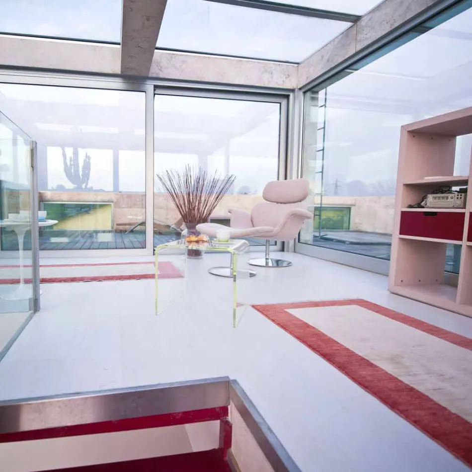 Sæt med moderne design i methacrylate fremstillet i Italien - Leielui Viadurini