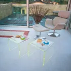 Sæt med moderne design i methacrylate fremstillet i Italien - Leielui Viadurini