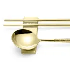 Sæt bestående af frugtske, spisepinde og bestikrest med origami - Osaka Viadurini