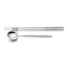 Sæt bestående af frugtske, spisepinde og bestikrest med origami - Osaka Viadurini