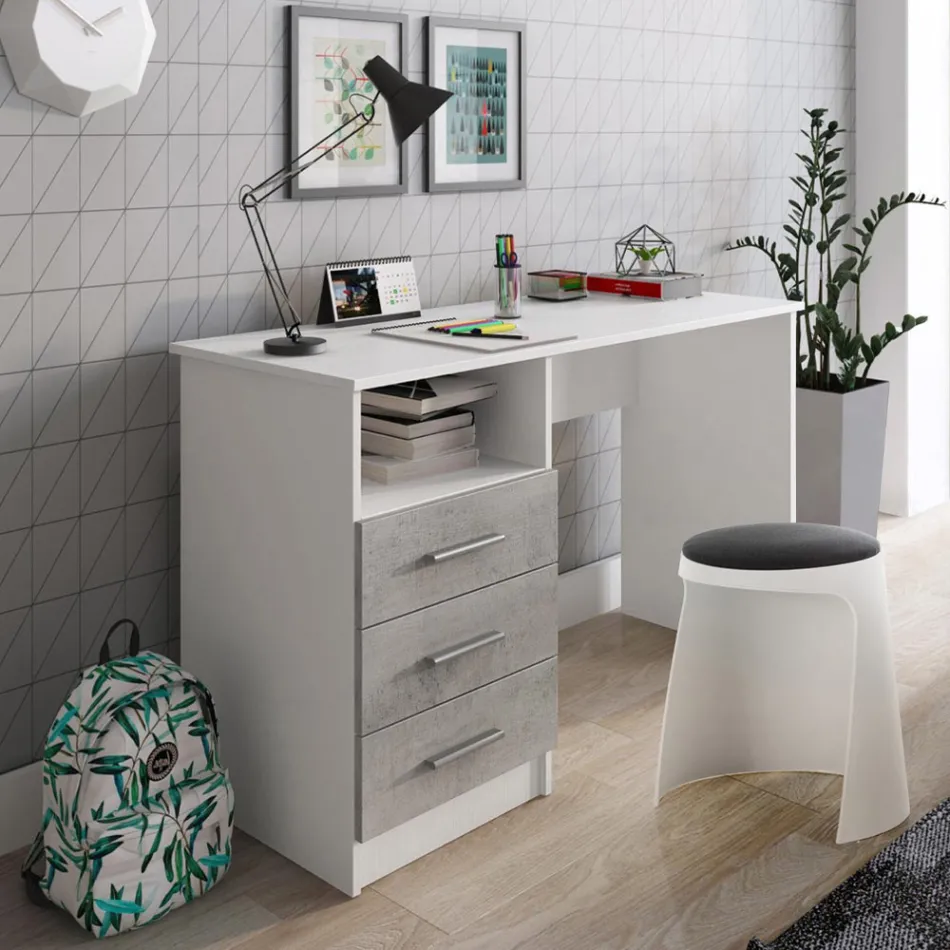 Sæt med 2 polypropylen skamler og stof sæde - ansjos Viadurini