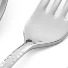 Sæt med 24 bestik i poleret rustfrit stål Made in Italy - Historie Viadurini