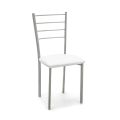 Sæt med 4 stole med gråmalet metalstruktur - Galletto