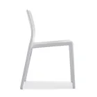 Sæt med 4 udendørs og indendørs stole i polypropylen i forskellige farver - bygget Viadurini