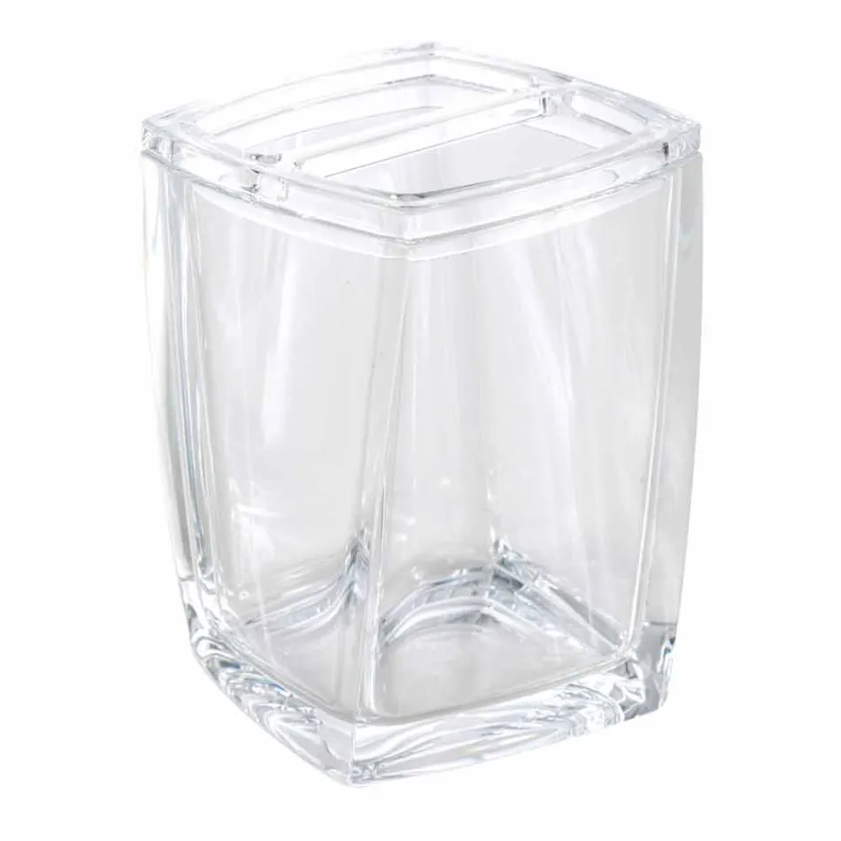 Torraca sæt dispenser + tumbler + sæbe skål til badeværelse design Viadurini