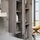 Sæt træ og Fenix ​​moderne badeværelse møbler suspension foretaget i Italien Bari Viadurini