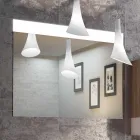 Træ møbler design vedhæng badeværelse sæt lavet i Italien Cesena Viadurini