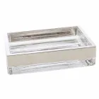 Brusson solide overflade badeværelsesmøbler sæt af moderne design Viadurini