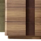 Moderne massivt træbed Grilli York lavet i Italien Viadurini