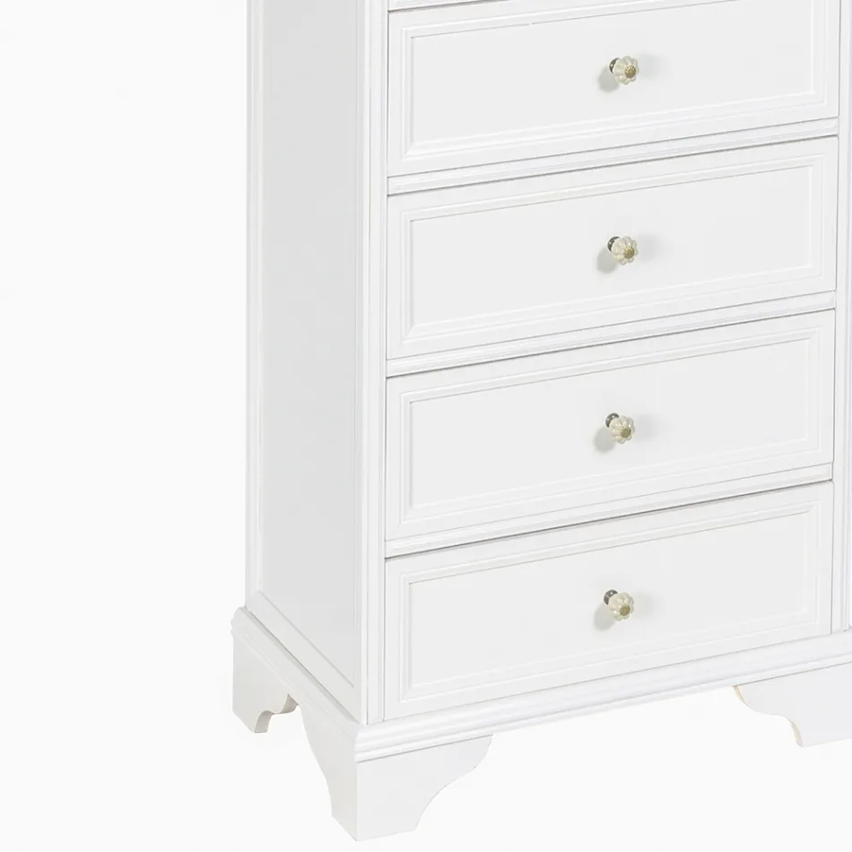 Kommode i massivt træ af forskellig finish lavet i Italien - Nortia Viadurini