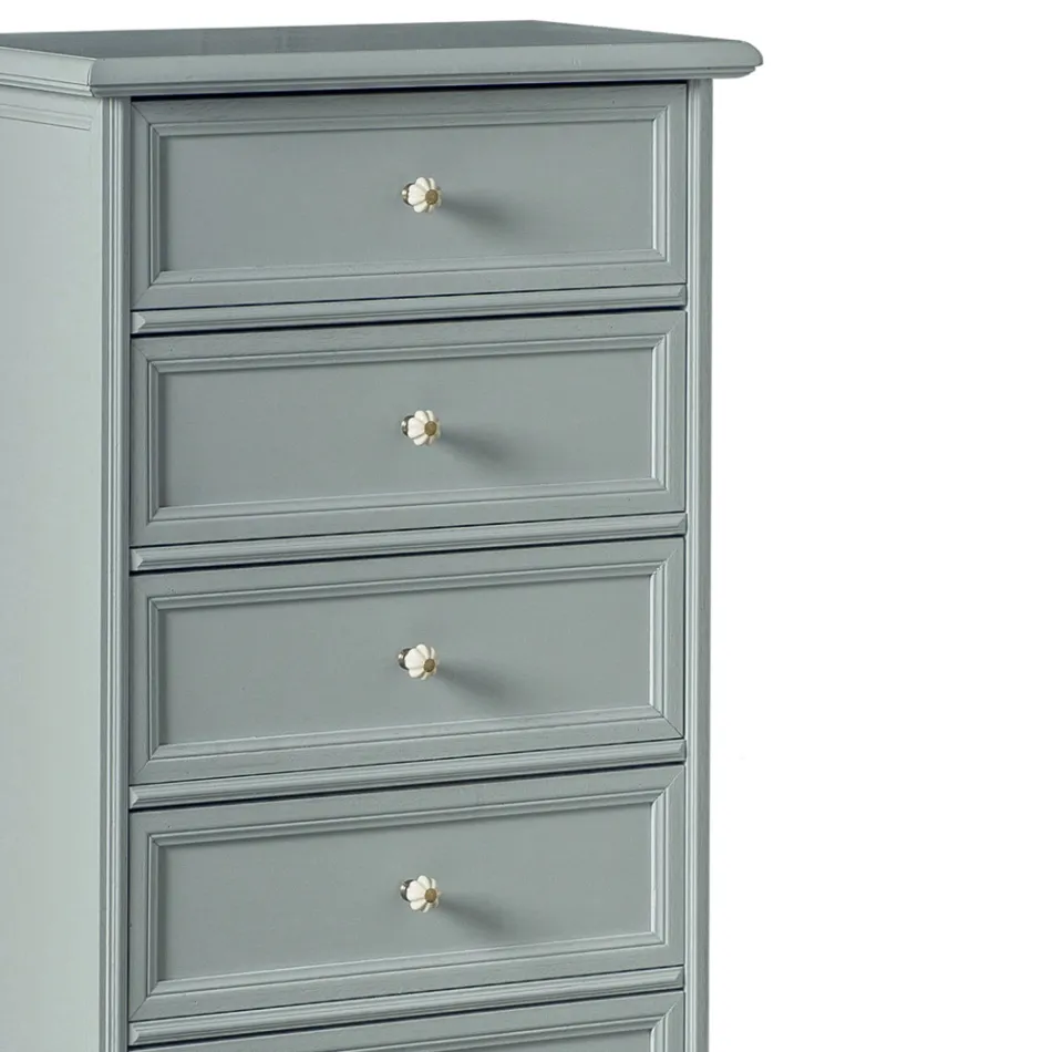 Kommode i massivt træ af forskellig finish lavet i Italien - Nortia Viadurini