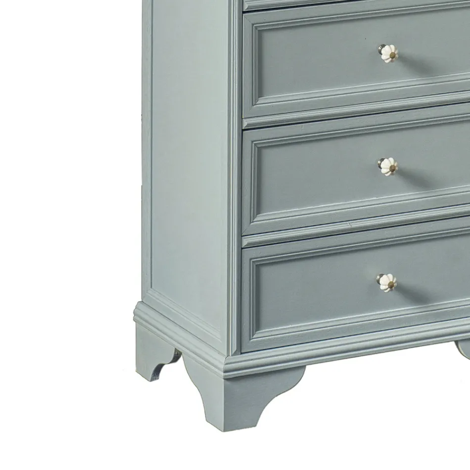 Kommode i massivt træ af forskellig finish lavet i Italien - Nortia Viadurini