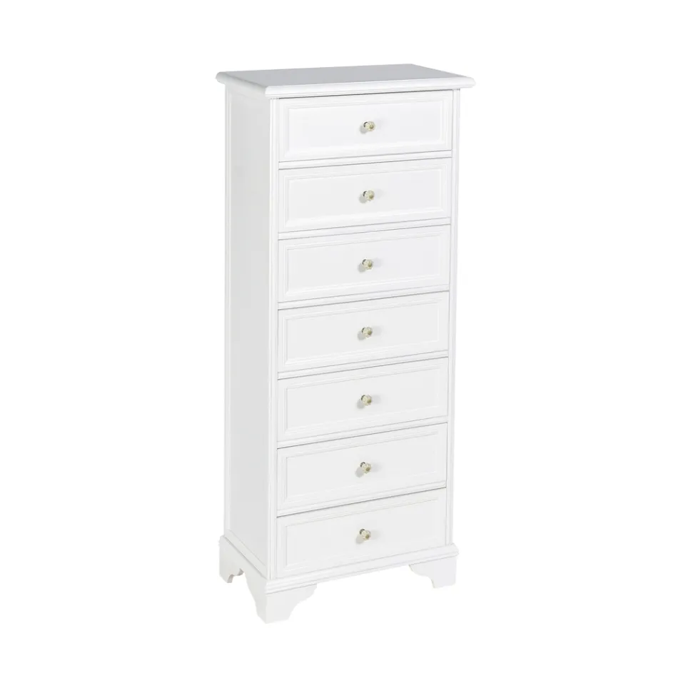 Kommode i massivt træ af forskellig finish lavet i Italien - Nortia Viadurini