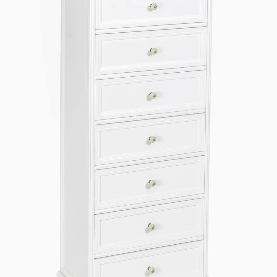 Kommode i massivt træ af forskellig finish lavet i Italien - Nortia Viadurini