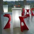 Udendørs højstole til udendørs / indendørs Slide Koncord, lavet i Italien