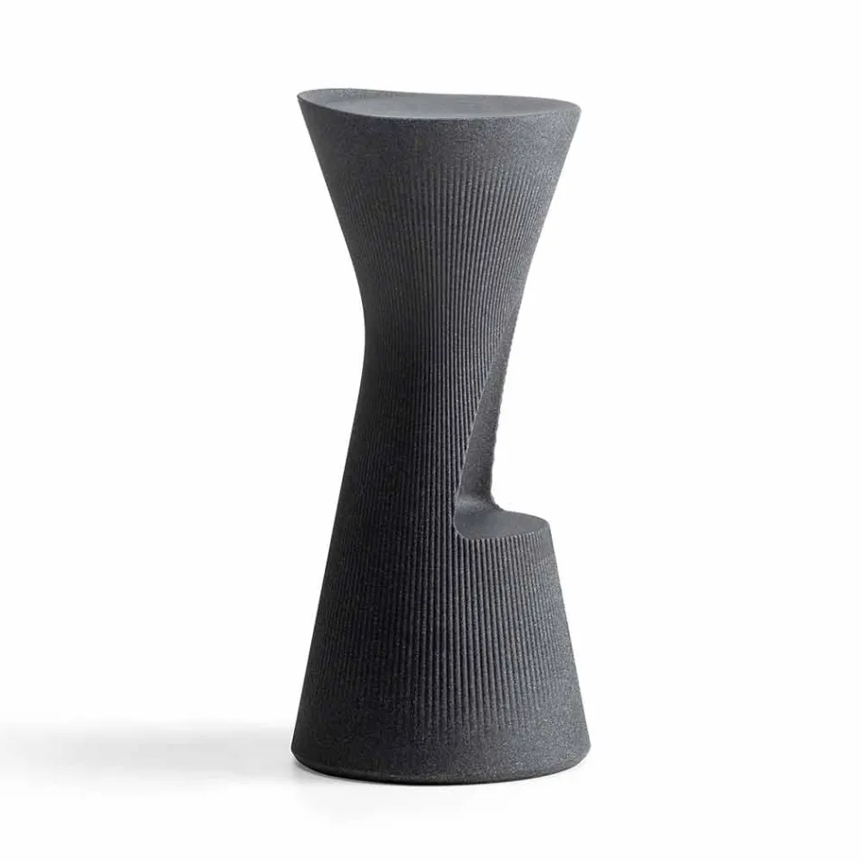 Høj havestol i farvet polyethylen Fremstillet i Italien - Desmond Viadurini