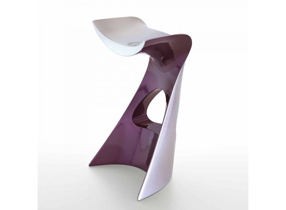 Moderne høj design afføring i polyethylen - Koncord Næste af Slide Viadurini