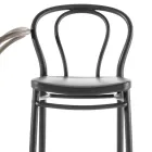 Høj polypropylen skammel med fodstøtte, 4 stykker - Gaya Viadurini