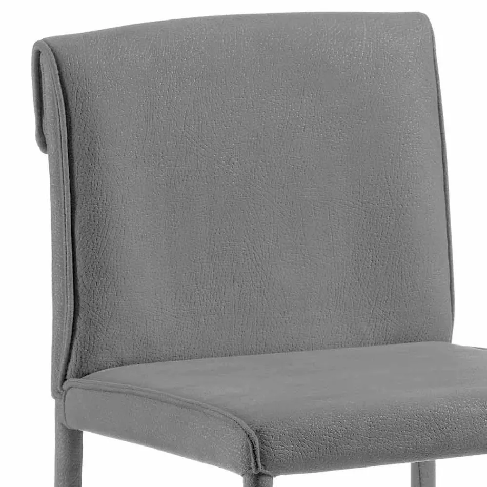 Moderne design barstol Amos, håndlavet i Italien Viadurini