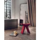 Lav udendørs polypropylen afføring fremstillet i Italien - Prue Viadurini