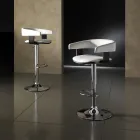 Taburet med højdejusterbar gaslift - Americium Viadurini