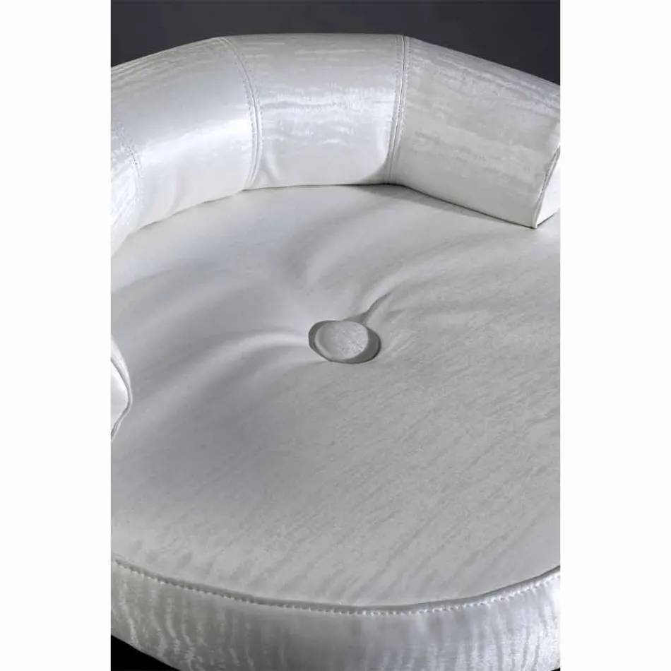 Taburet med stålkonstruktion og stofsæde fremstillet i Italien - Warszawa Viadurini