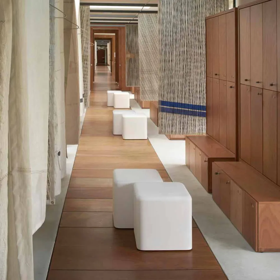 Blød polyurethan kubstole Slide Soft Cube design lavet i Italien Viadurini