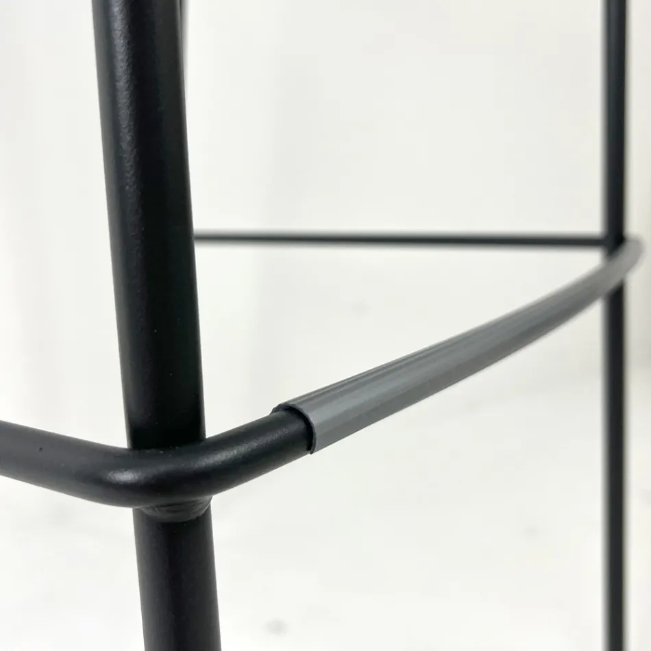 Køkkentaburet i stål og teknopolymer Fremstillet i Italien 2 stykker - Garland Viadurini