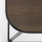 Køkkentaburet i egetræ og metal Fremstillet i Italien 2 stk - Saffia Viadurini