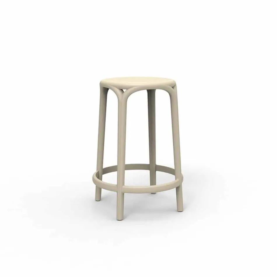 Brooklyn Vondom udendørstole H 66 cm, i polypropylen Viadurini