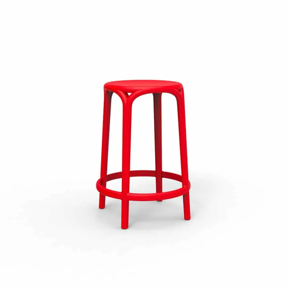 Brooklyn Vondom udendørstole H 66 cm, i polypropylen Viadurini