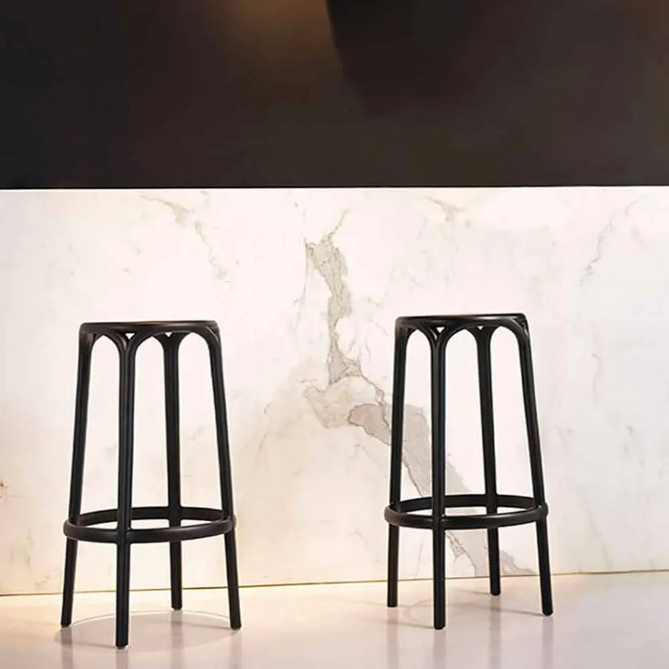 Brooklyn Vondom udendørstole H 66 cm, i polypropylen Viadurini