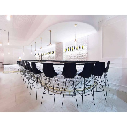 Faz af Vondom udendørs afføring H 111 cm i polypropylen og stål Viadurini