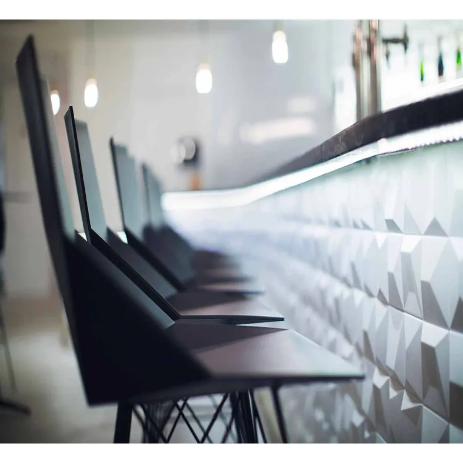 Faz af Vondom udendørs afføring H 111 cm i polypropylen og stål Viadurini