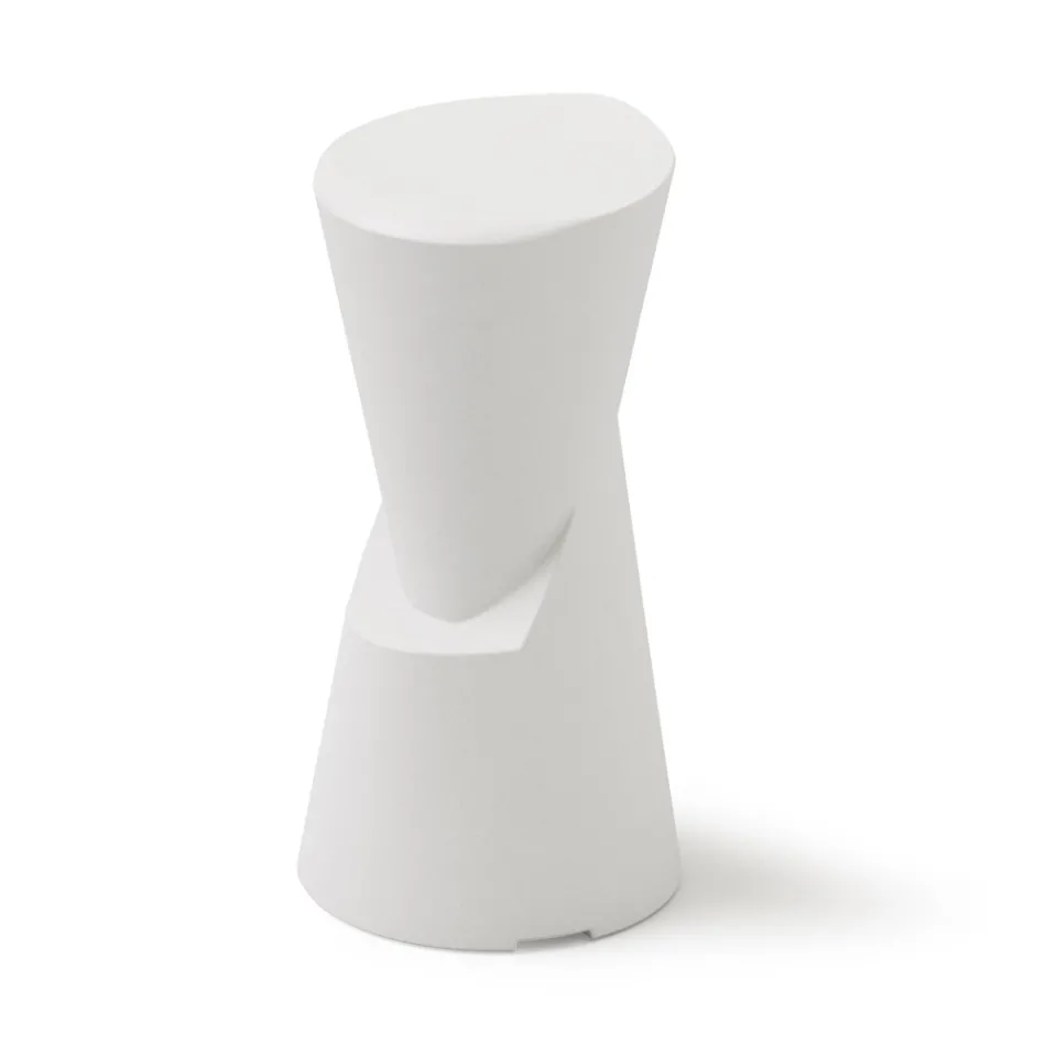 Udendørs skammel i polyethylen 7 farver Made in Italy - Creme Viadurini