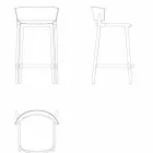 Africa Vondom Havestol i polypropylen H 85 cm, design Viadurini