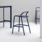 Haveskammel aluminiumsskal lavet i Italien - Noss af Varaschin Viadurini