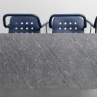 Haveskammel aluminiumsskal lavet i Italien - Noss af Varaschin Viadurini