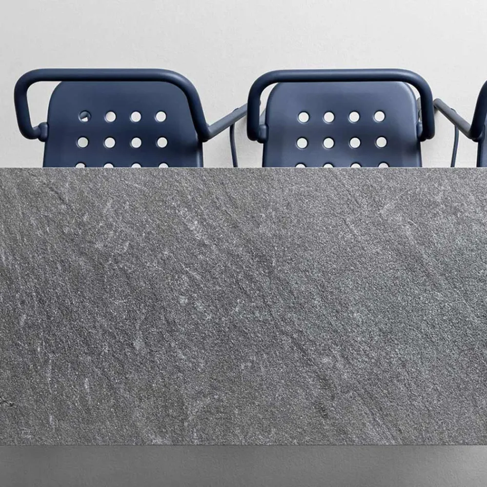 Haveskammel aluminiumsskal lavet i Italien - Noss af Varaschin Viadurini