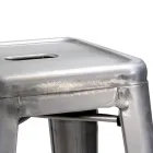 Indendørs og udendørs jernskammel højde 45 cm - Papirvarer Viadurini