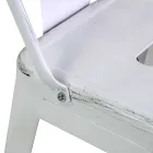 Indendørs og udendørs jernskammel højde 94 cm - Papirvarer Viadurini